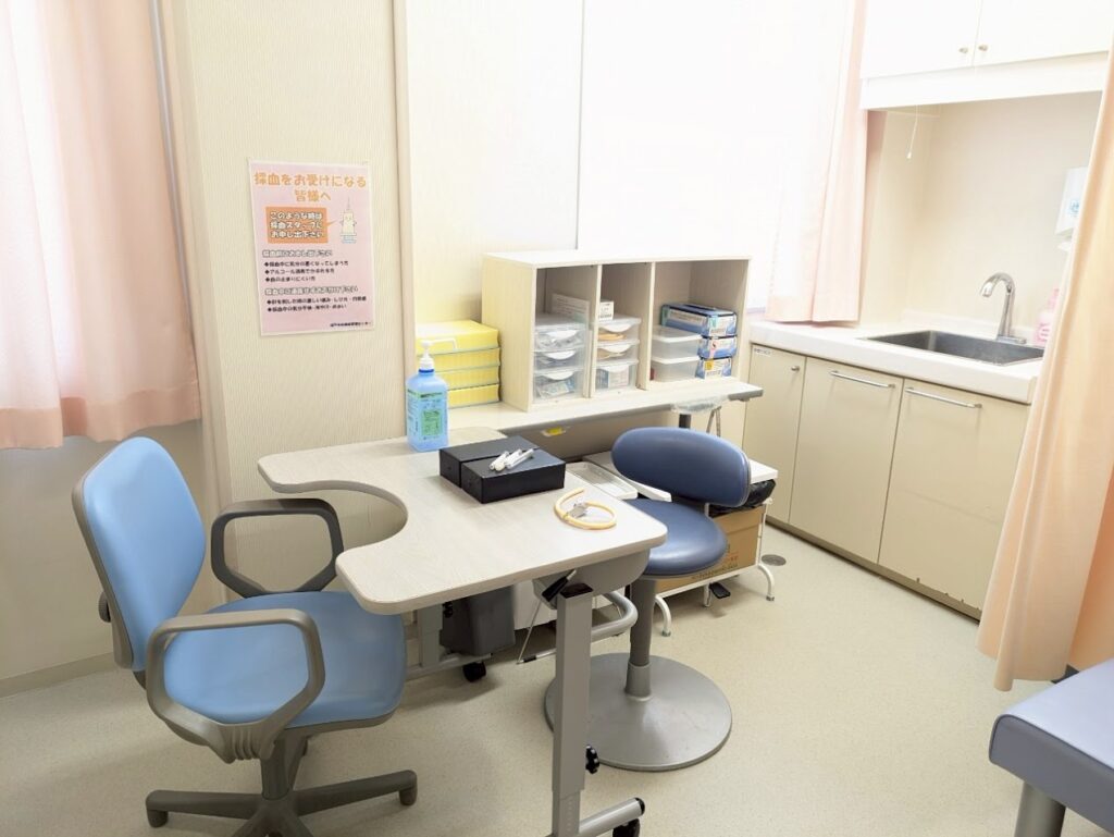 採血室の様子